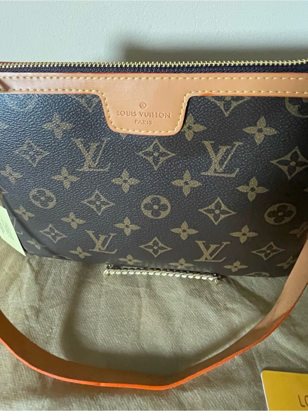 MAKE ME AN OFFER
Monogram Shoulder Bag. - Picture 2 of 6